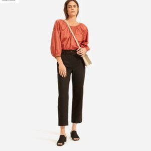 Everlane Straight Leg Crop in Black